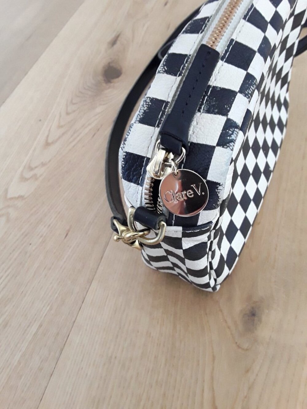 Clare V Checker Midi bag - Picture 9 of 10